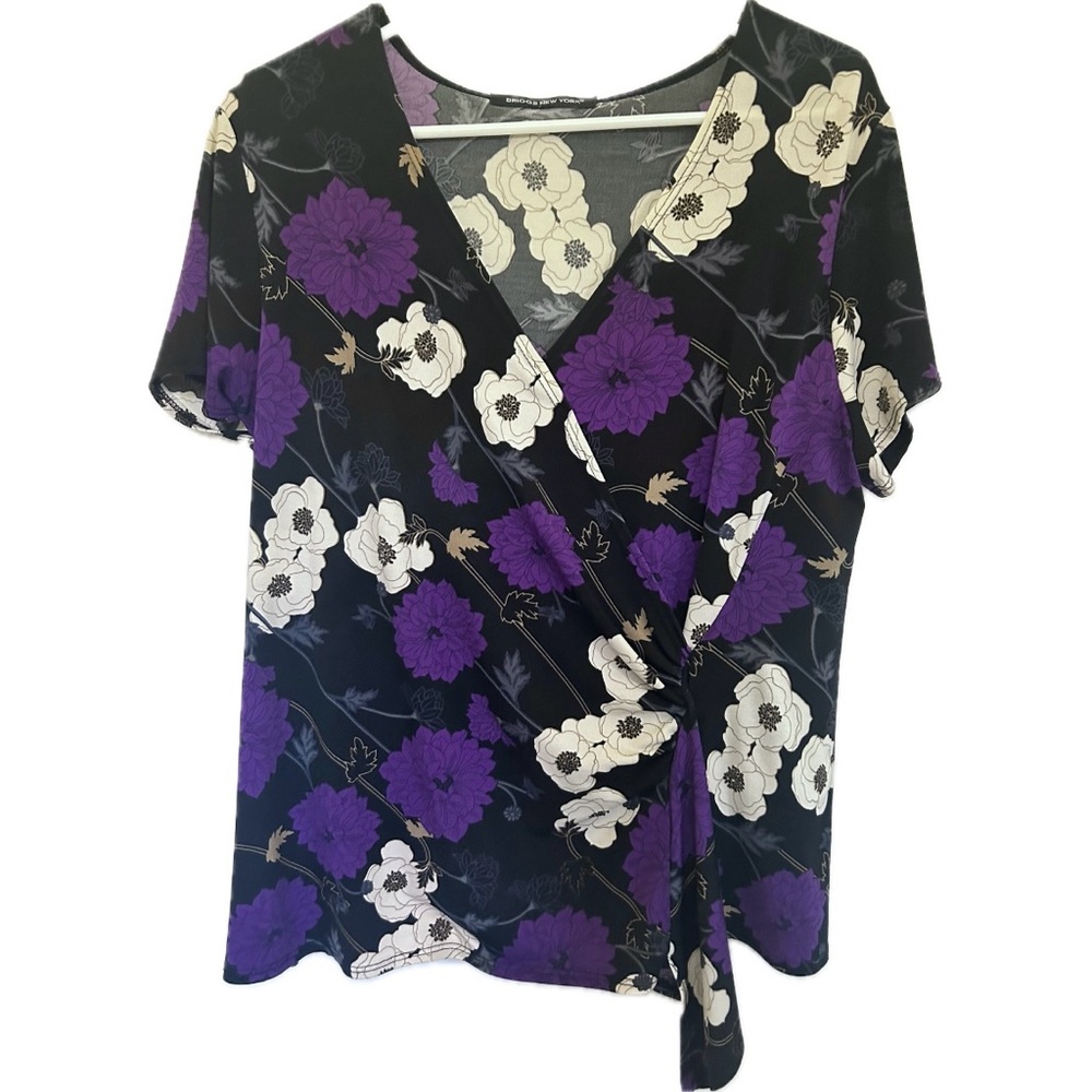 Floral Faux Wrap Top